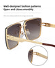 Elysian Heritage - Timeless Square Sunglasses