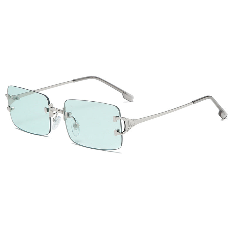 Elysian Heritage - Retro Rimless Sunglasses