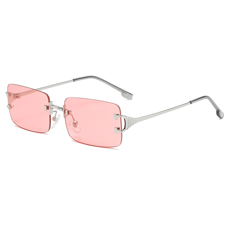 Elysian Heritage - Retro Rimless Sunglasses