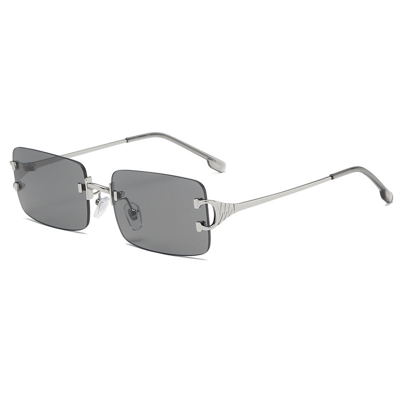 Elysian Heritage - Retro Rimless Sunglasses