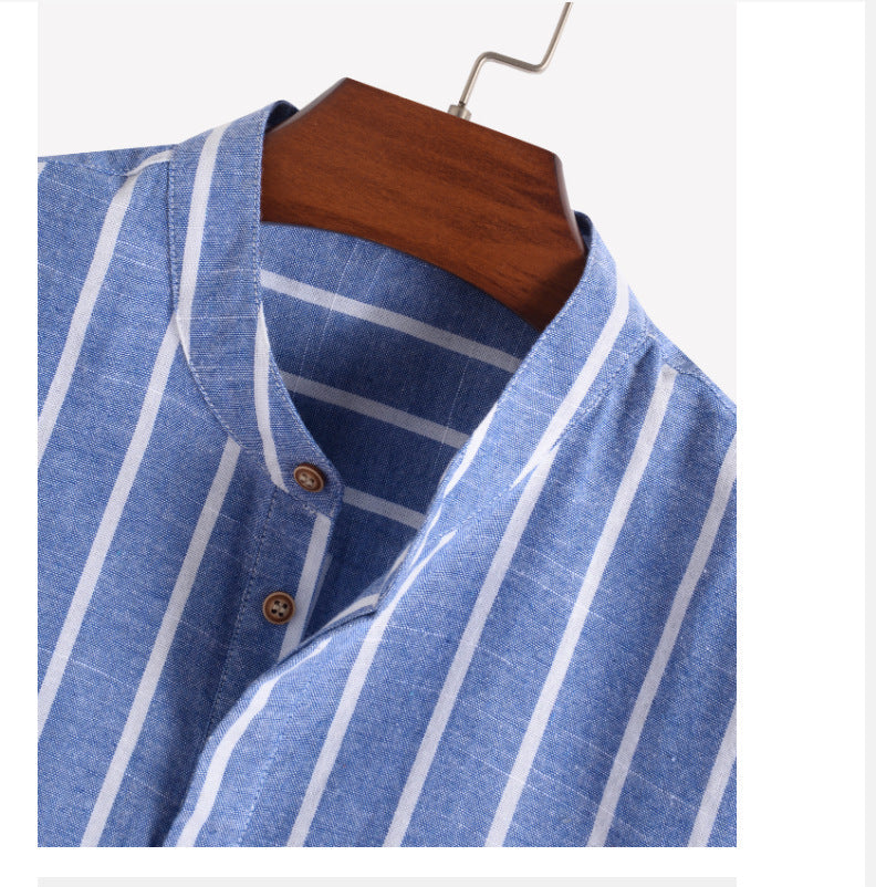 Elysian Heritage - Striped Linen Shirt