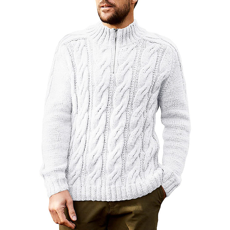 Elysian Heritage - Textured Solid Color Sweater