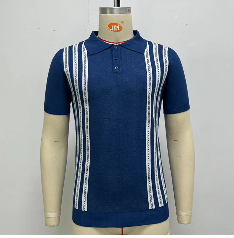 Elysian Heritage - Striped Casual Polo