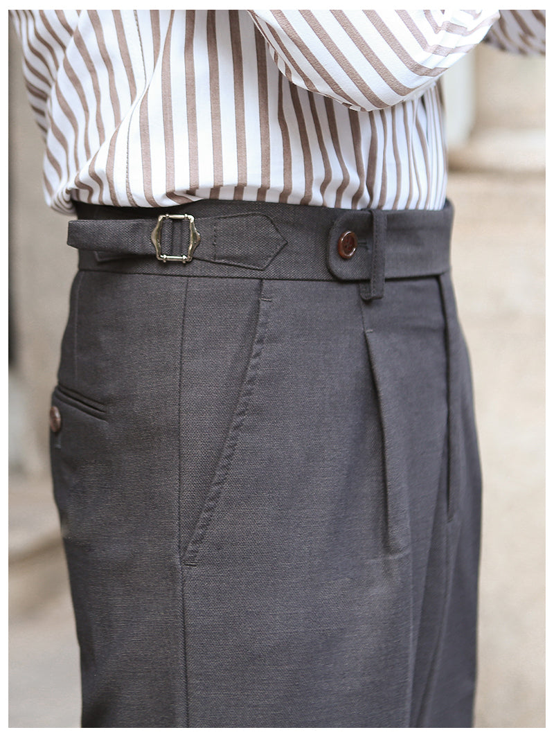 Elysian Heritage - Retro Straight-Legged Pants