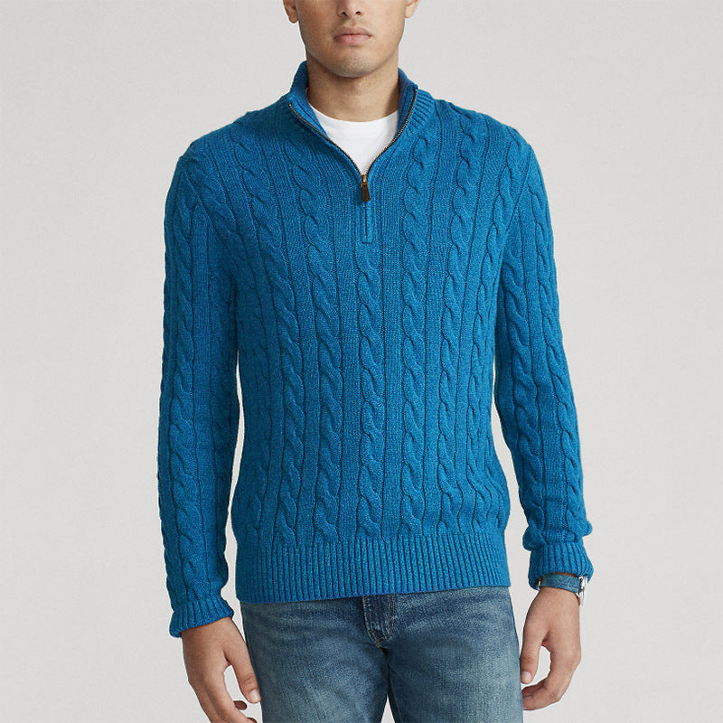 Elysian Heritage - Cotton Zip Sweater