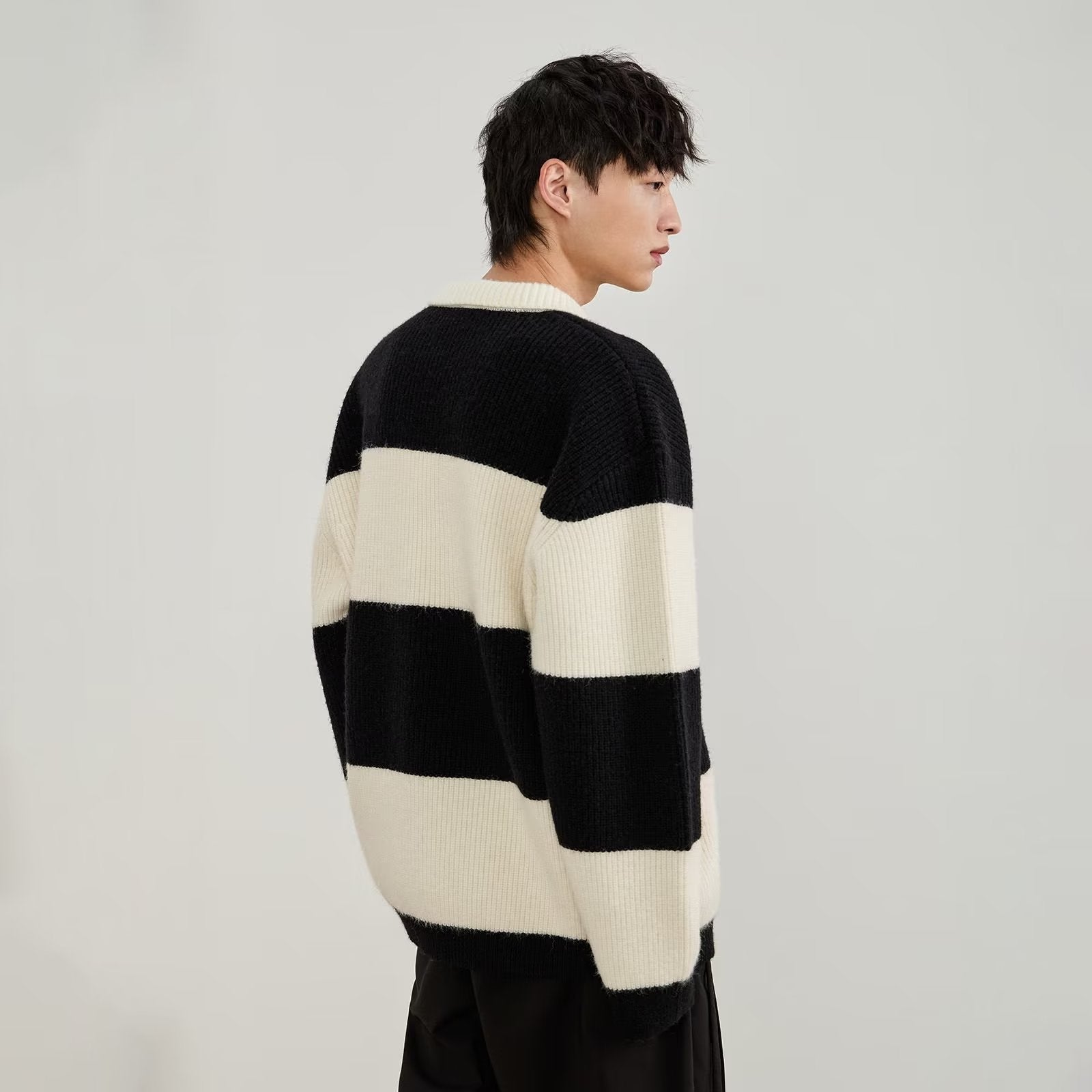 Elysian Heritage - Winter Striped Sweater