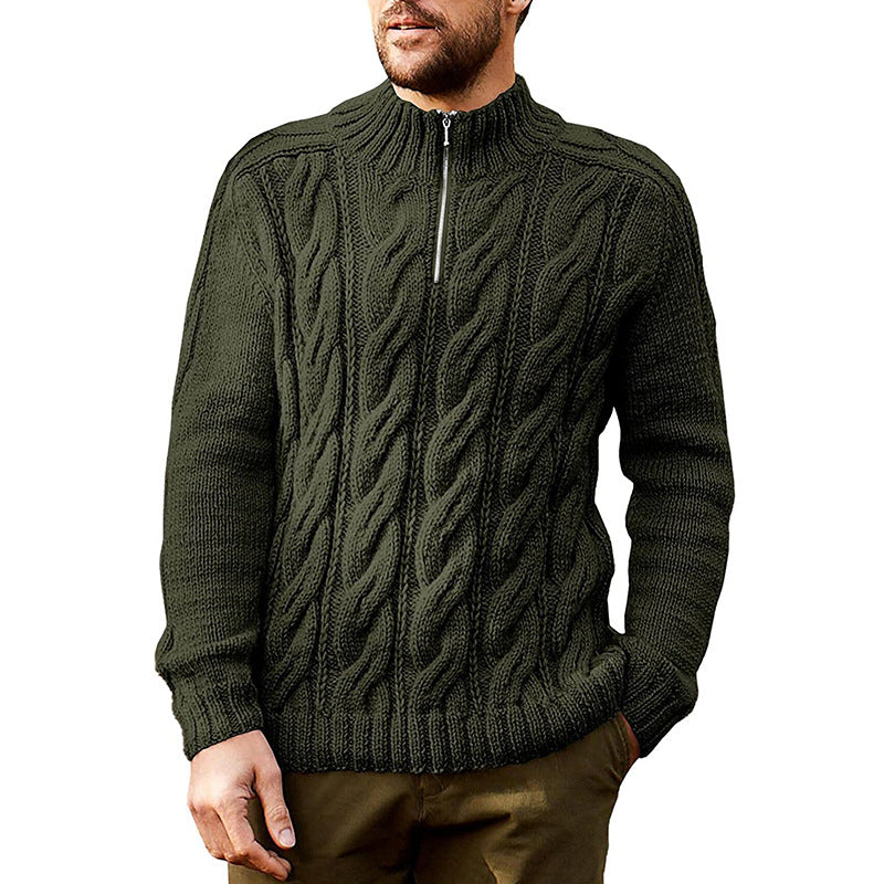 Elysian Heritage - Textured Solid Color Sweater