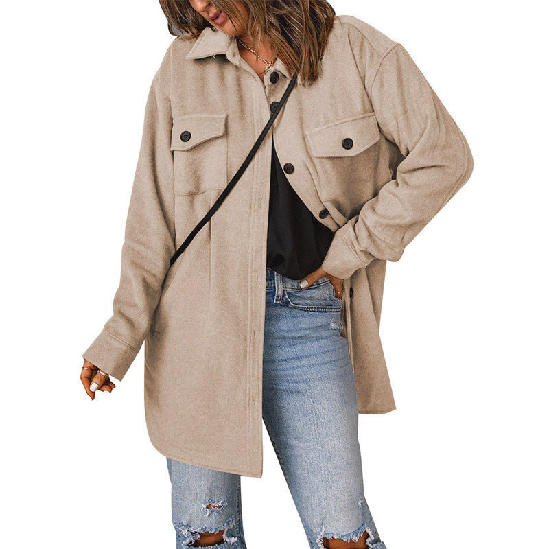 Elysian Heritage - Women's Casual Woolen Coat