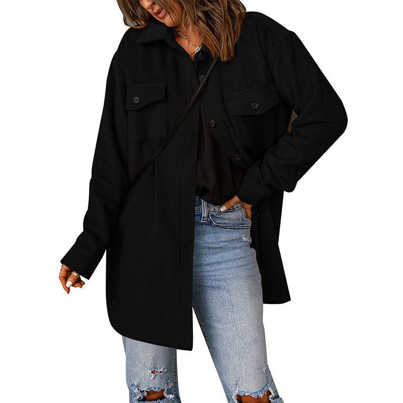 Elysian Heritage - Women's Casual Woolen Coat