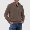 Elysian Heritage - Casual Knitwear Zipper-Top Sweater