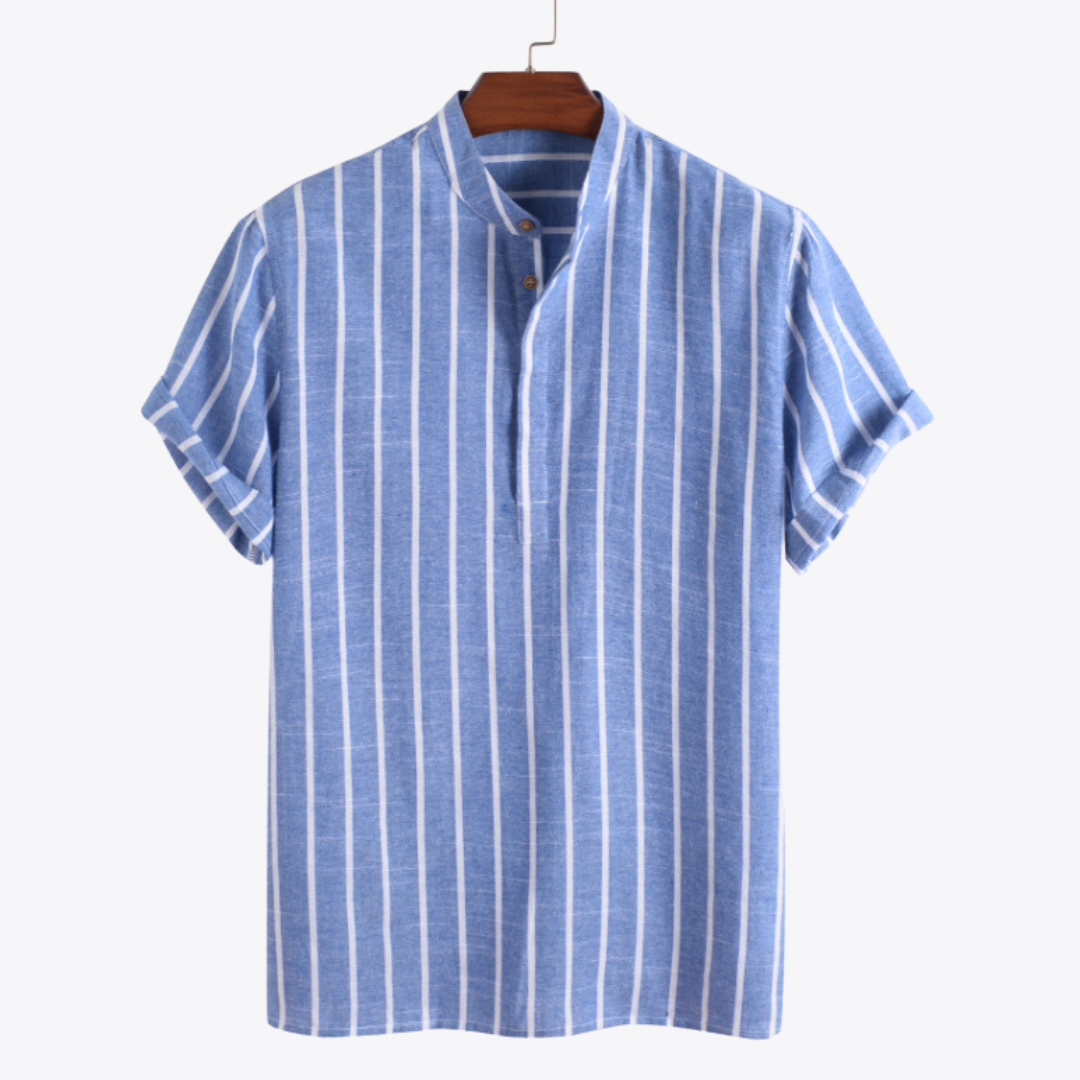 Elysian Heritage - Striped Linen Shirt