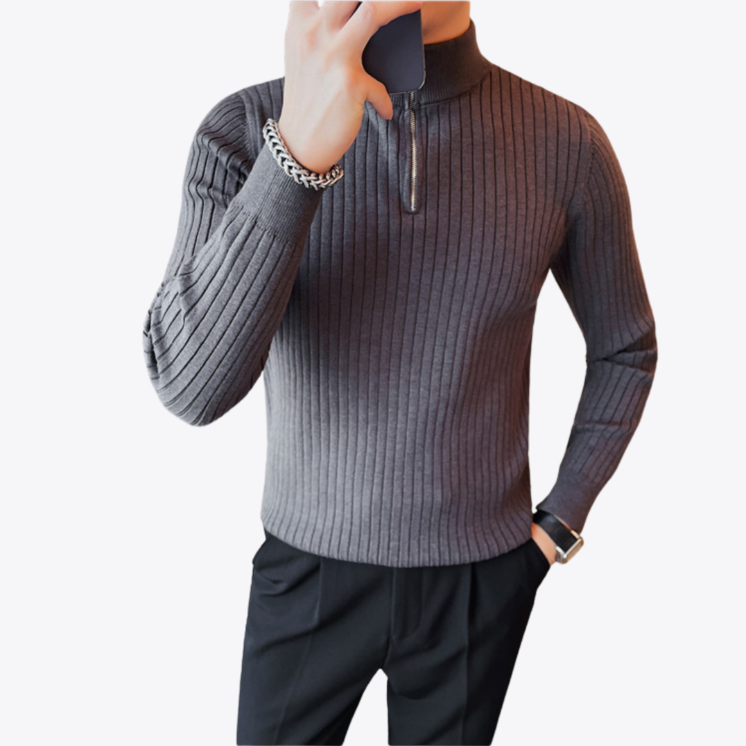 Elysian Heritage - Knitted Collar Sweater