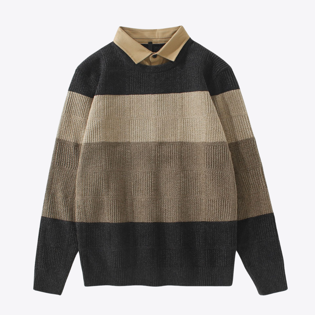 Elysian Heritage - Autumn Striped Sweater