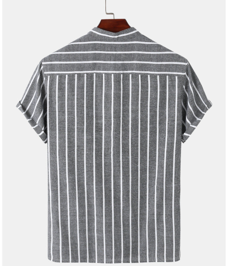 Elysian Heritage - Striped Linen Shirt