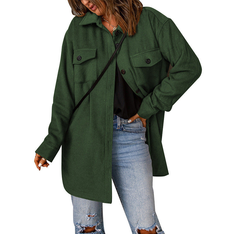 Elysian Heritage - Women's Casual Woolen Coat