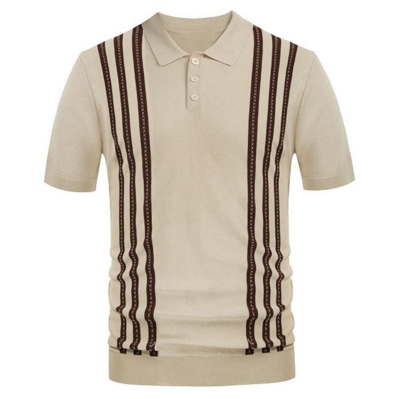 Elysian Heritage - Striped Casual Polo