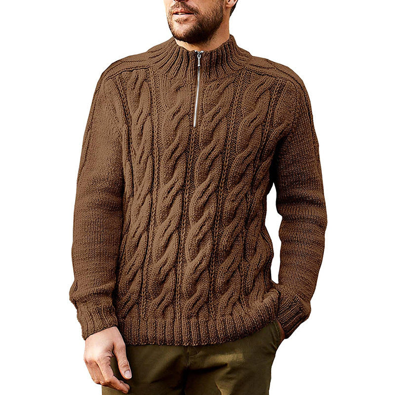 Elysian Heritage - Textured Solid Color Sweater