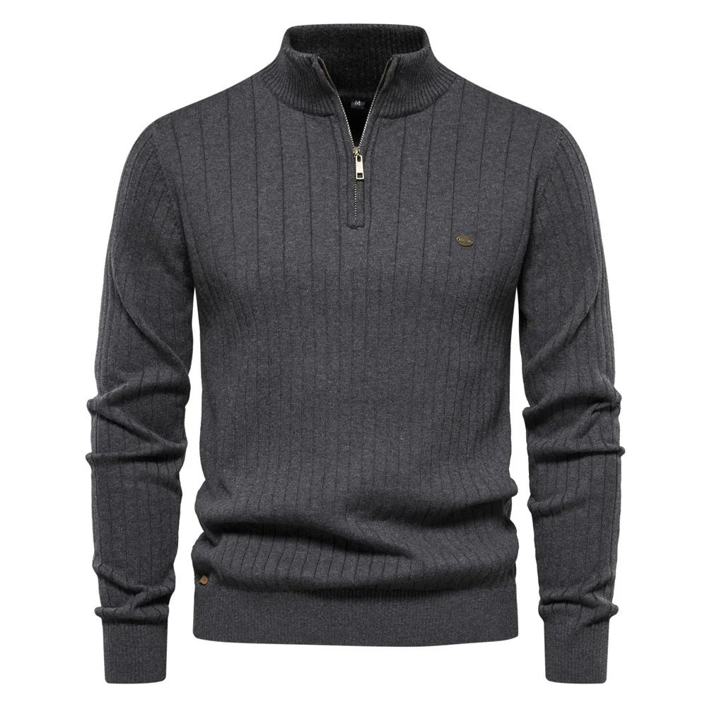 Elysian Heritage - Casual Zip-Up Sweater